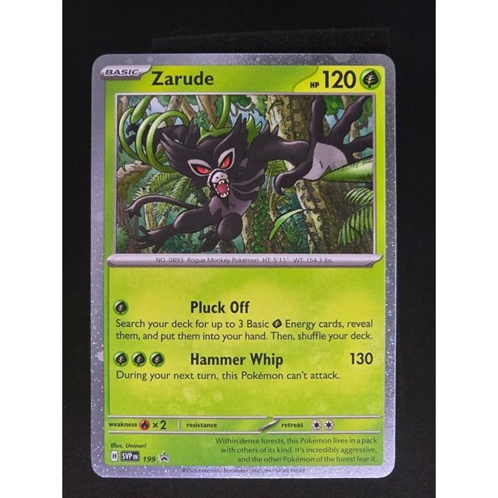 Zarude #199 SVP Black Star Promo SCARLET & VIOLET POKEMON TCG